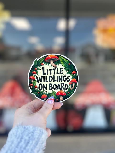 Little Wildlings On Board- Bumper Sticker by Little Wildlings