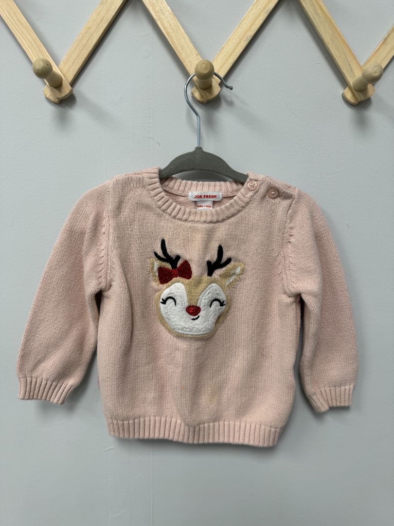 Pink Joe Fresh Sweater 12 18M Little Wildlings