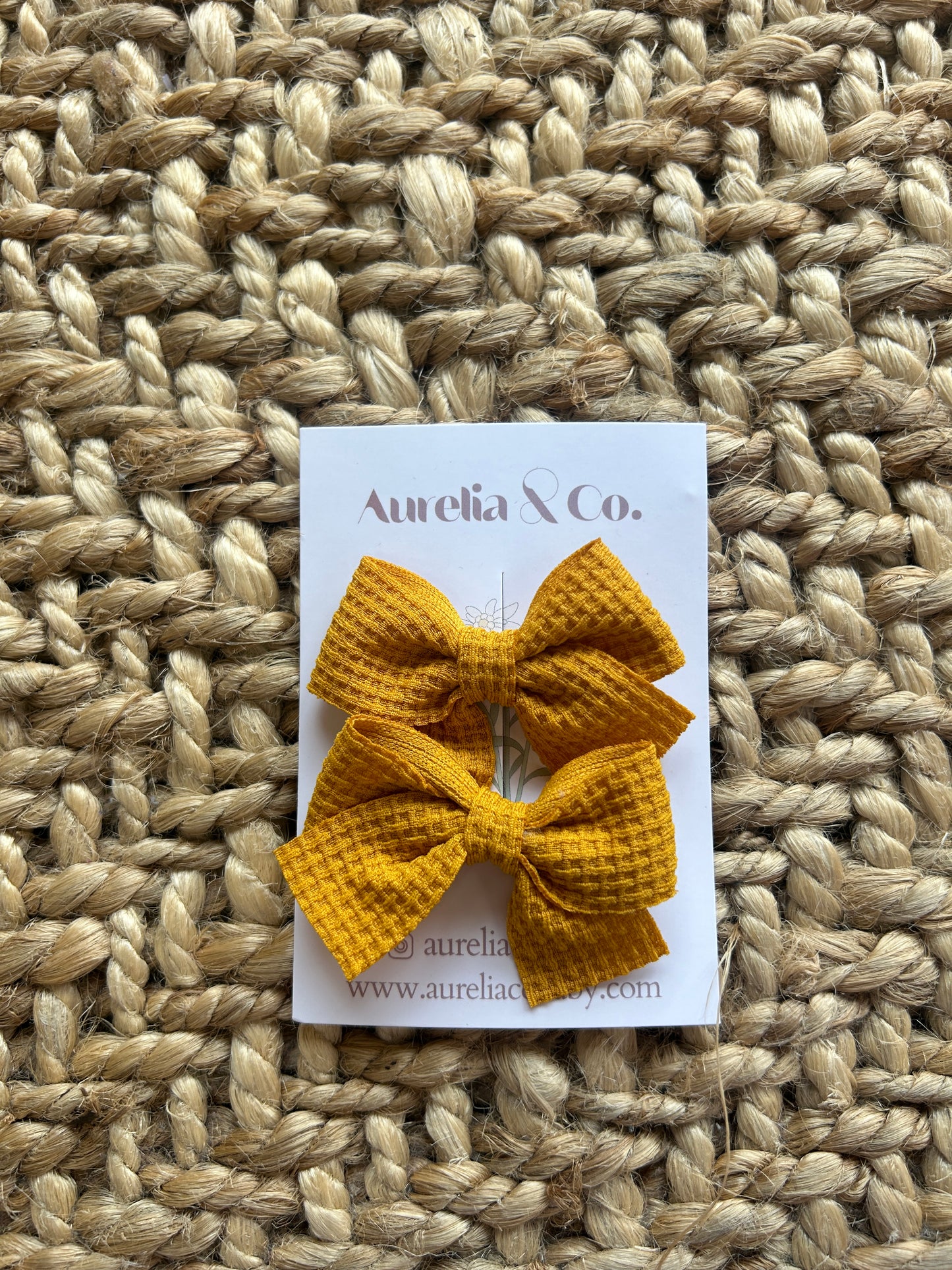 Aurelia & Co. Baby Bow Clips