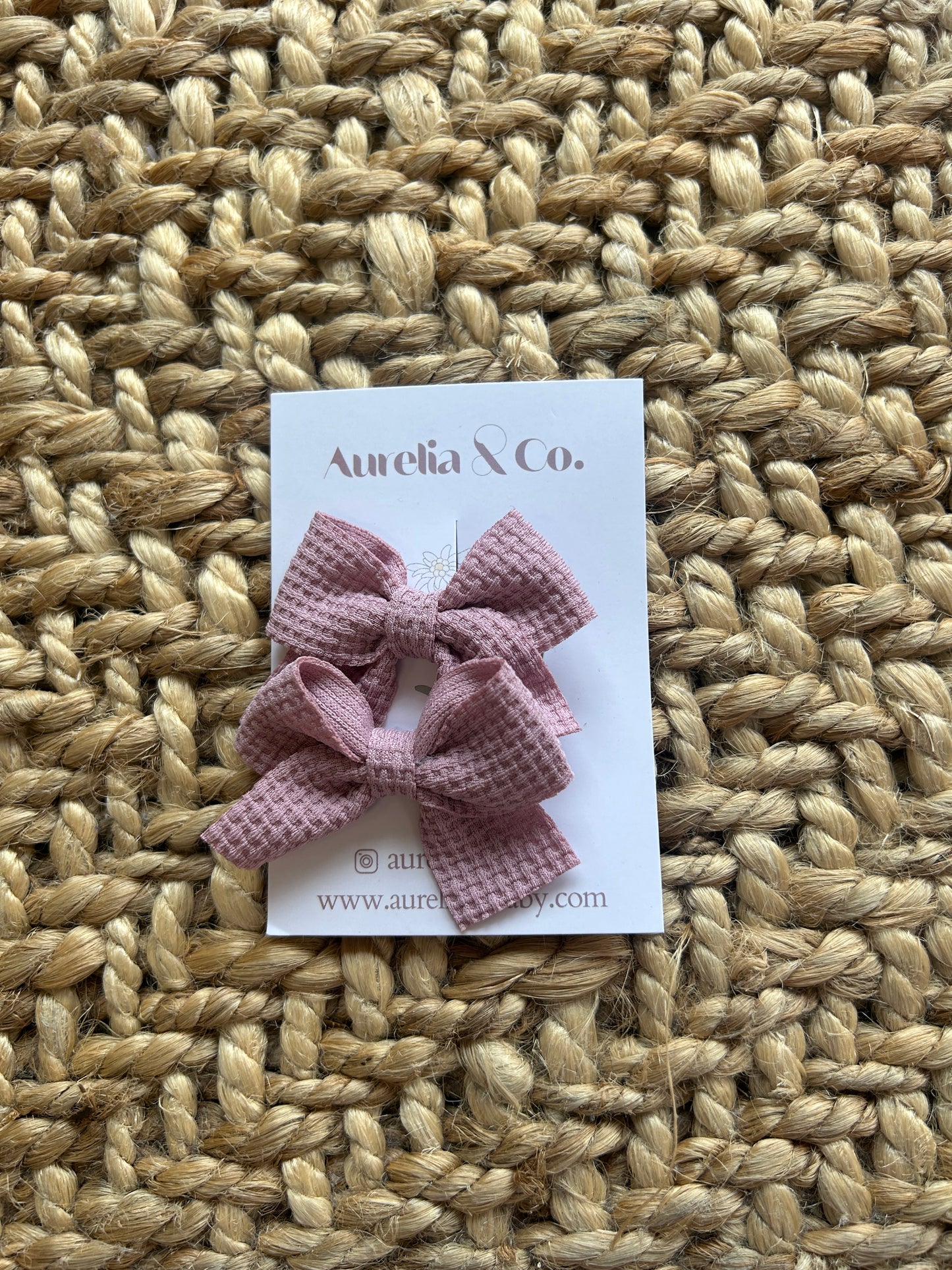Aurelia & Co. Baby Bow Clips