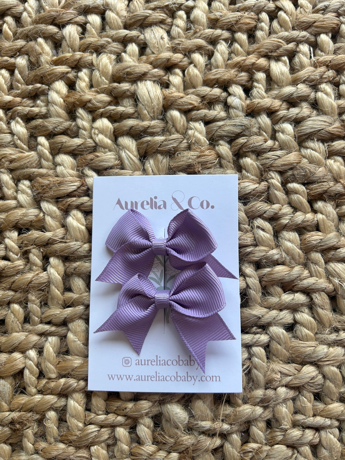 Aurelia & Co. Baby Bow Clips