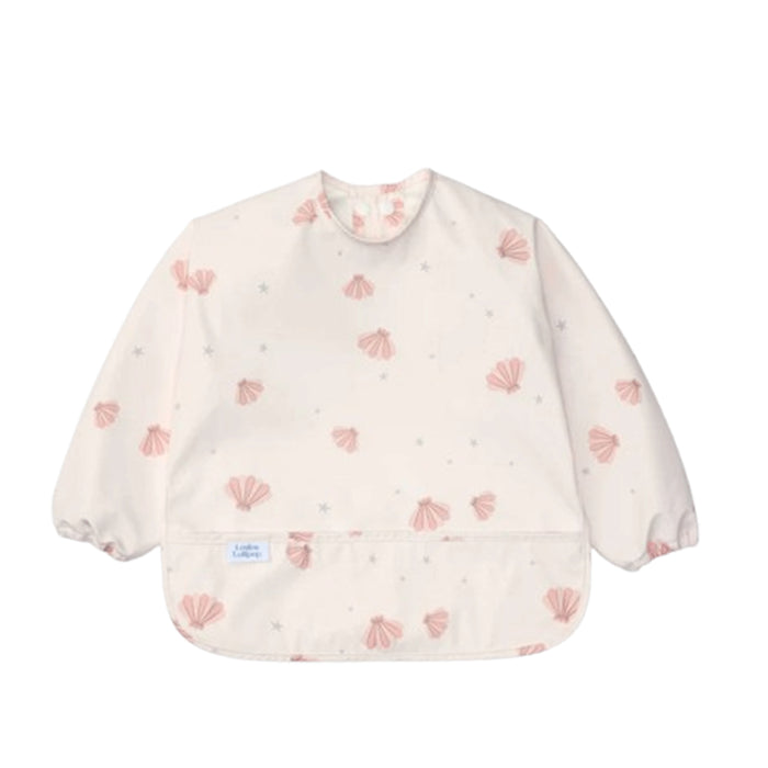 Long Sleeve Waterproof Bib - Seashells