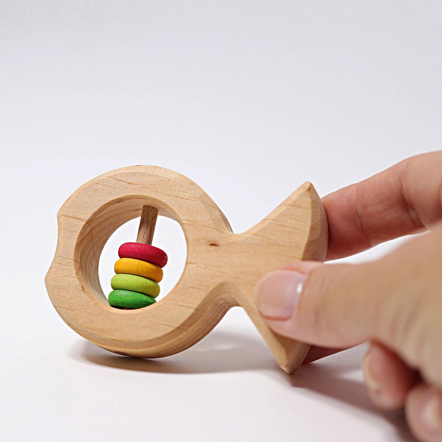 Rattle Fish, Multi-Coloured Discs