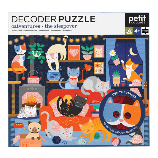 Decoder Puzzle: Catventures - the Sleepover