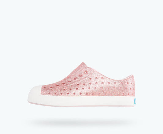 Jefferson Shoes - Milk Pink Bling