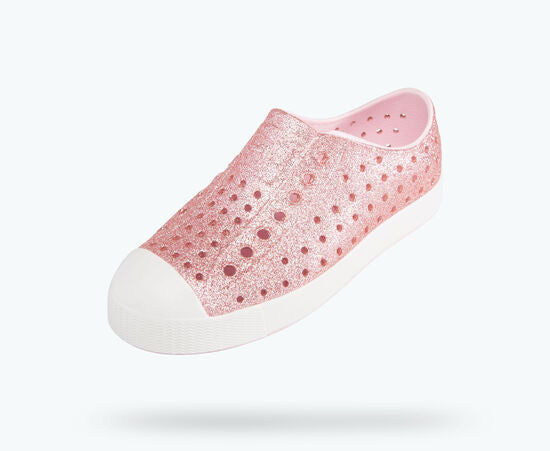 Jefferson Shoes - Milk Pink Bling