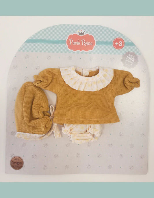 Paola  Reina - Doll Clothing Set - Mustard