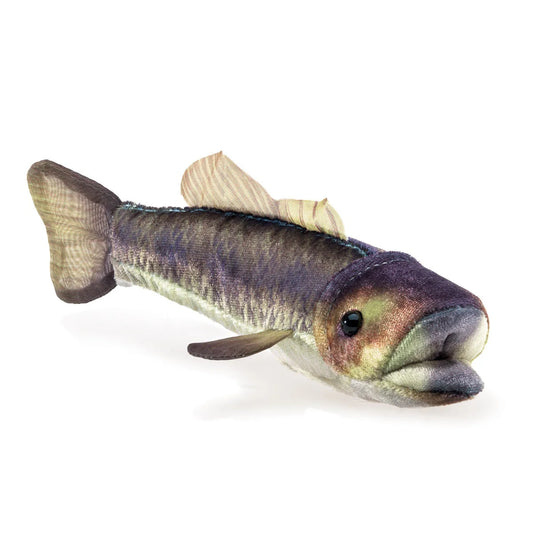 Mini Large Mouth BassFinger Puppet