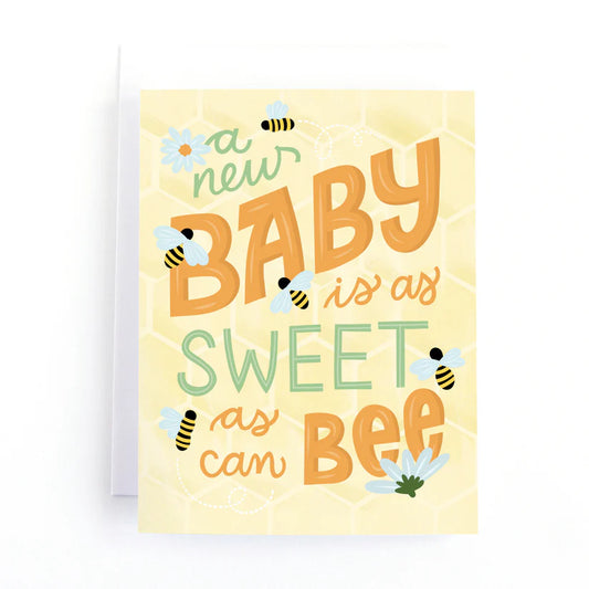 Bumble Bee New Baby Card