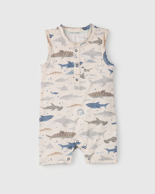 Short Romper - Sharks