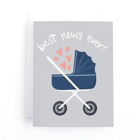 Best News Ever Gender Neutral Baby Card
