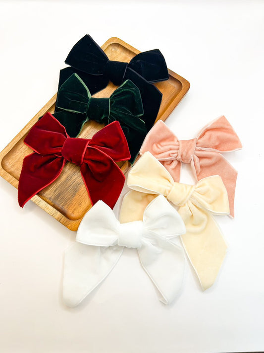 Velvet Holiday Bow - Aurelia & Co.