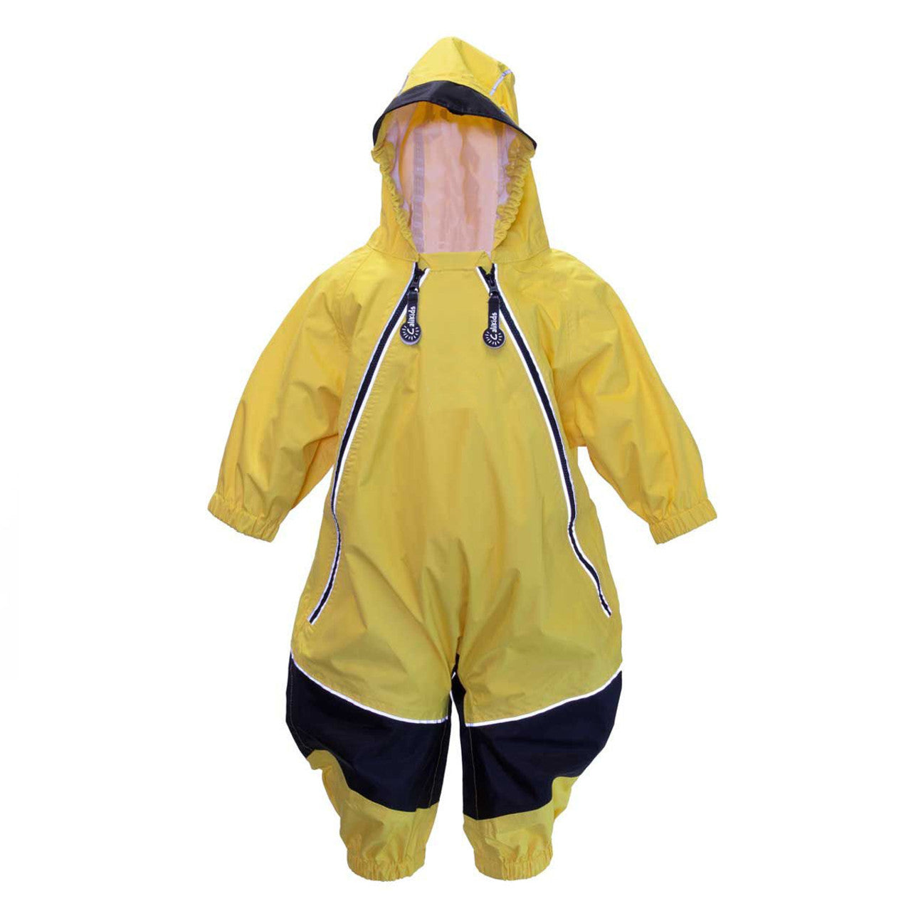 Rain Suit - 2 Zipper Mid Season Shell - Yellow