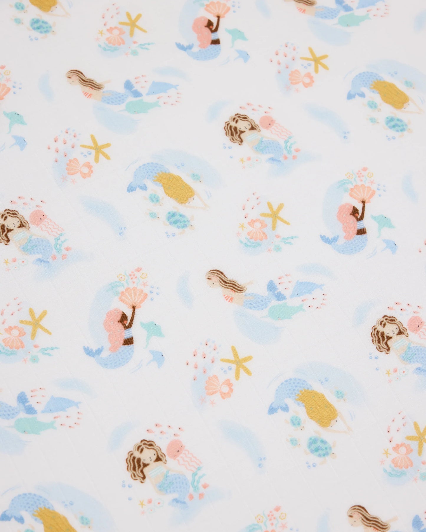 Fitted crib sheet - Mermaids