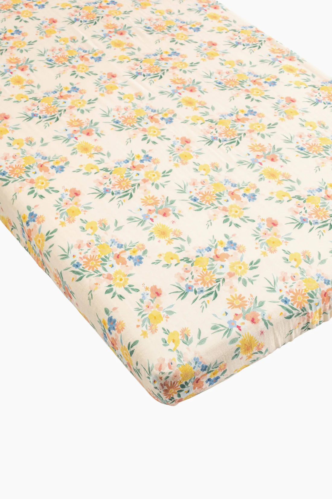 Fitted Crib Sheets - Floral Bouquet