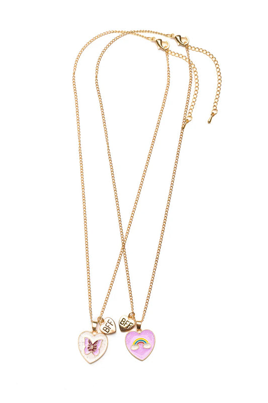 Rainbow Butterfly BFF Necklace, Assorted