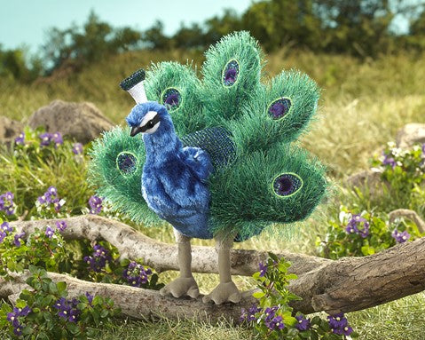 Small Peacock Puppet