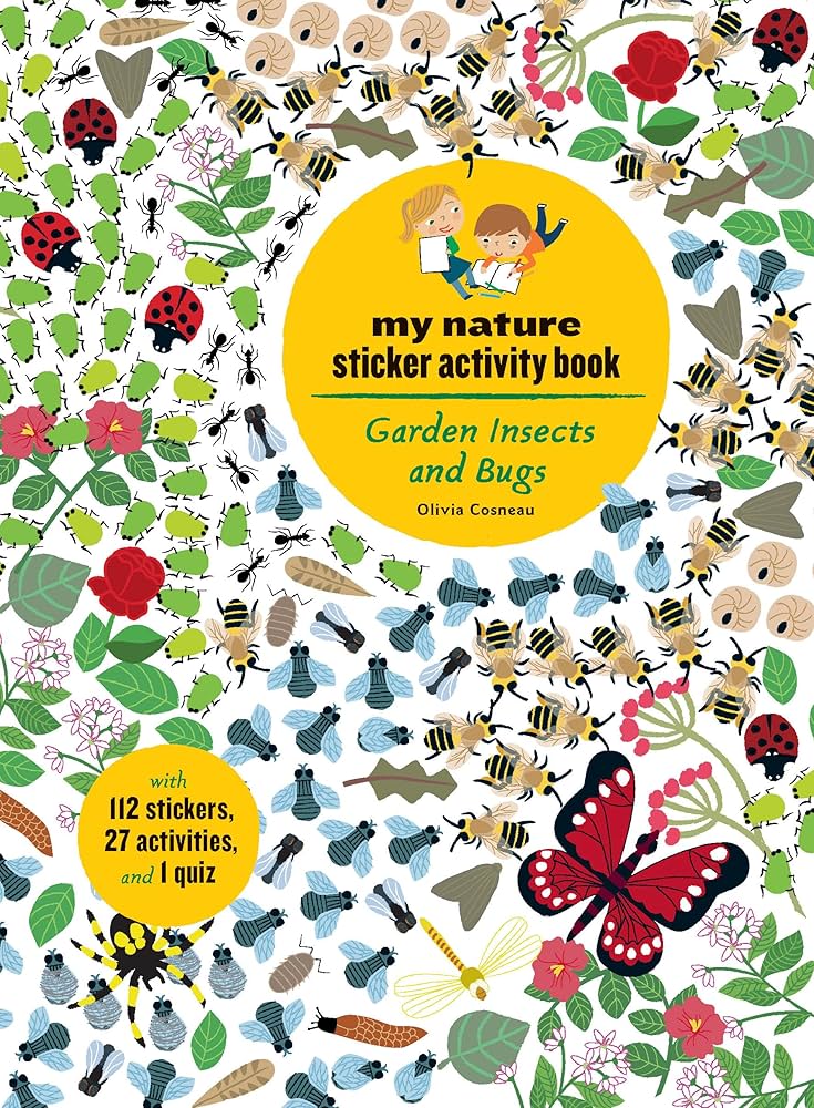 Garden Insects and Bugs - Sticker Activity Book