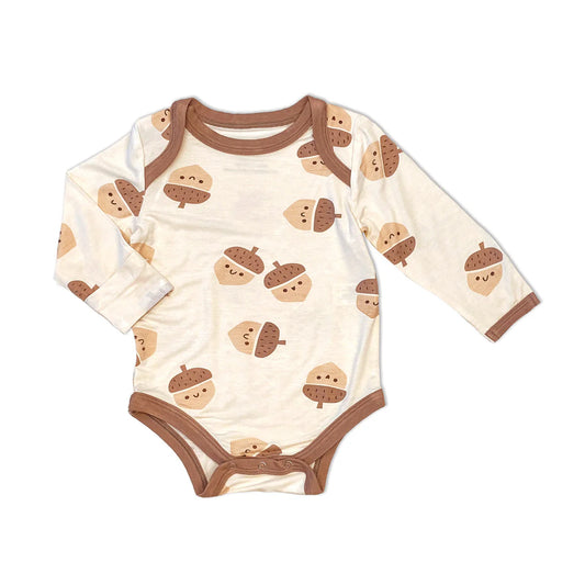 Bamboo Long Sleeve Bodysuit - Acorn Pals