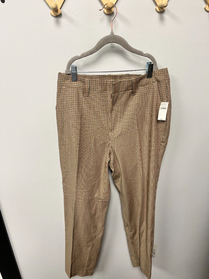 NWT Plaid Gap Pants, Women 8