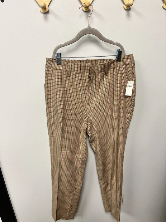 NWT Plaid Gap Pants, Women 8