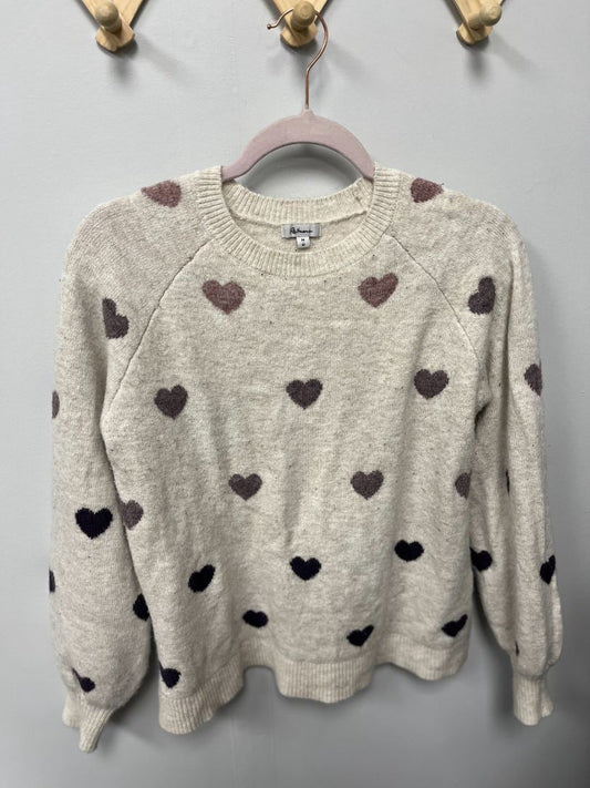 White + Purple Reitmans Sweater, Women M