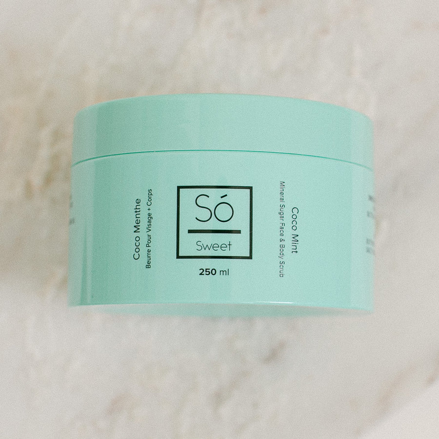 Mineral Sugar Face & Body Scrub - Só Luxury (Various Scents)