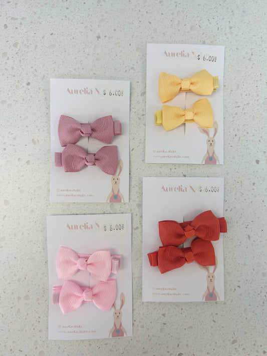 Aurelia & Co. Baby Bow Clips