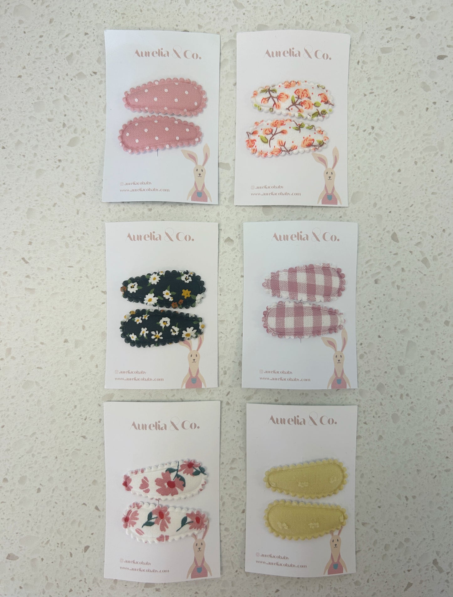 Aurelia & Co. Baby Barrettes (2 Pack)