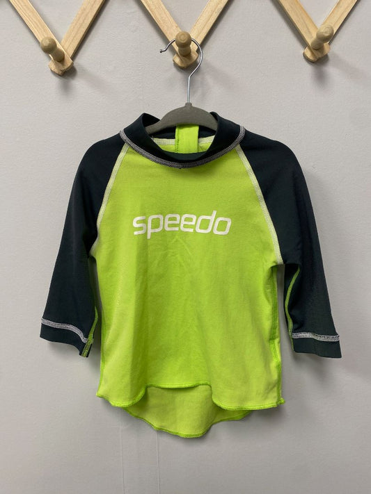 Green Speedo Swim Shirt, 3T