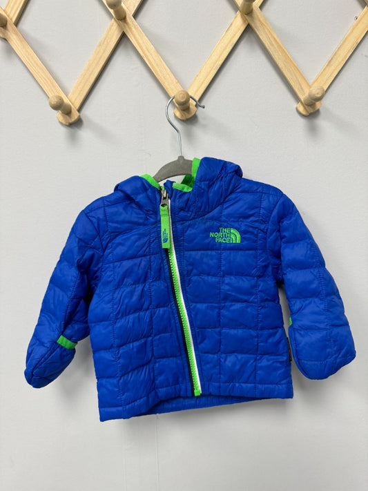 Blue North Face Jacket, 3-6M