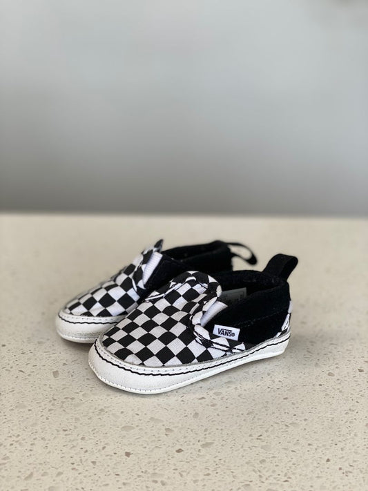 Black + White Vans Shoes, C2