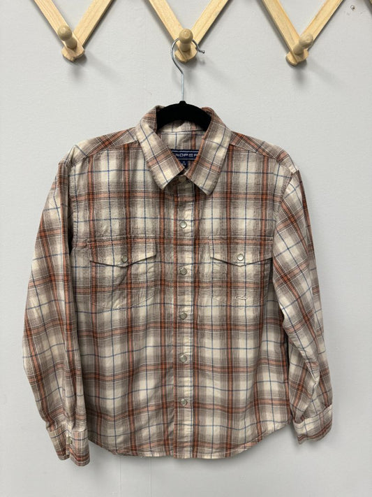 Brown Roper Shirt, 8-10Y