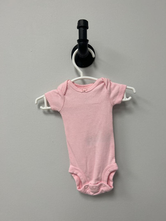 Baby Pink Carters Bodysuit, Preterm