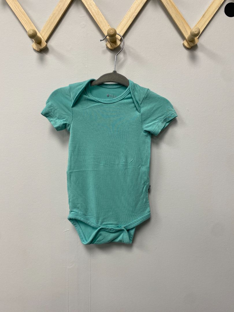 Turquoise Kyte Baby Bodysuit, 0-3M