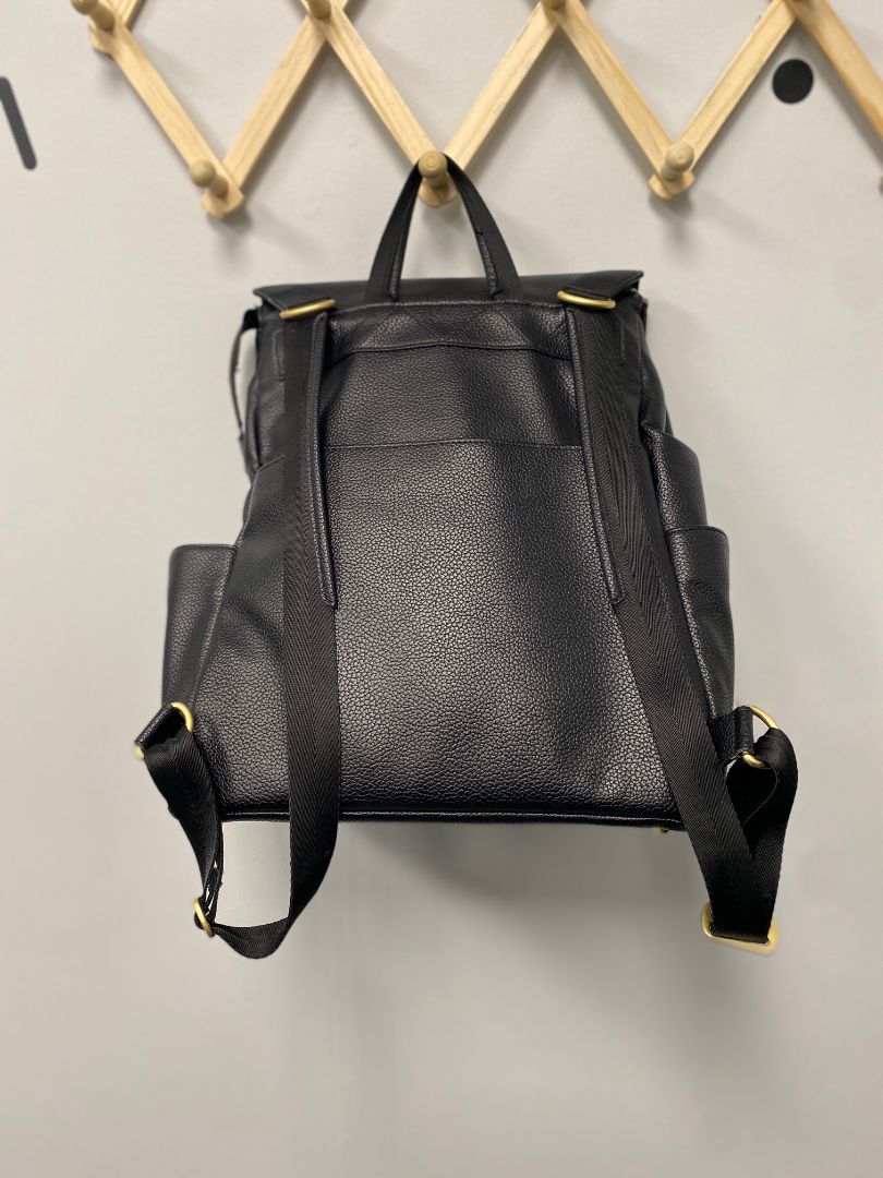 Black Freshly Picked Diaper Bag w/change pad 0-12M