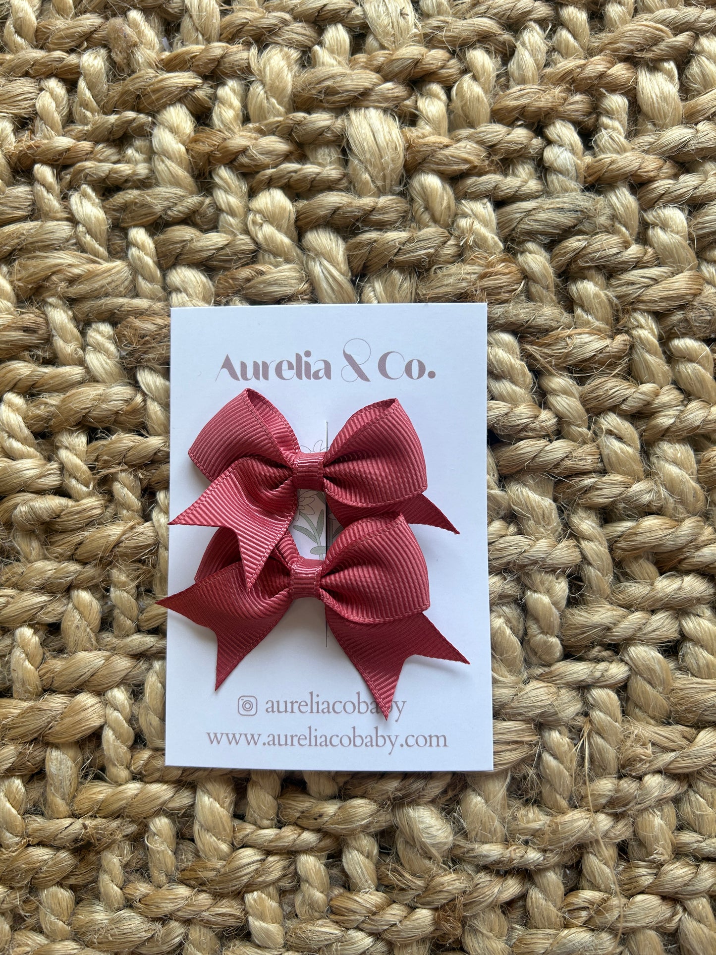 Aurelia & Co. Baby Bow Clips