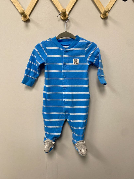 Blue Carters Rawrsome Dino Sleeper, 0-3M