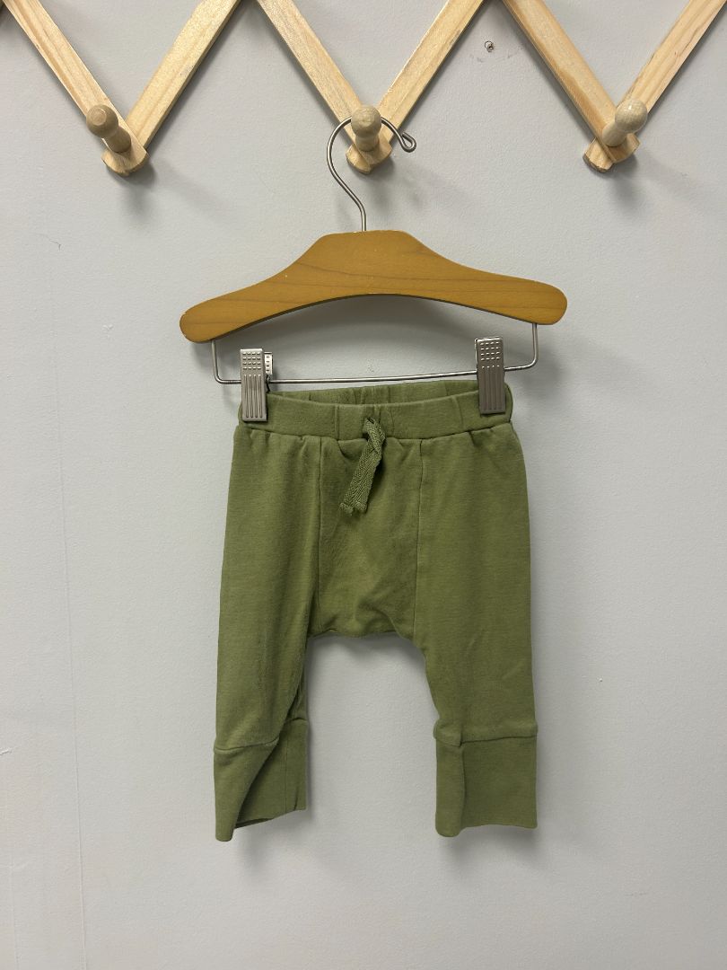 Green Kate Quinn Pants, 3-6M