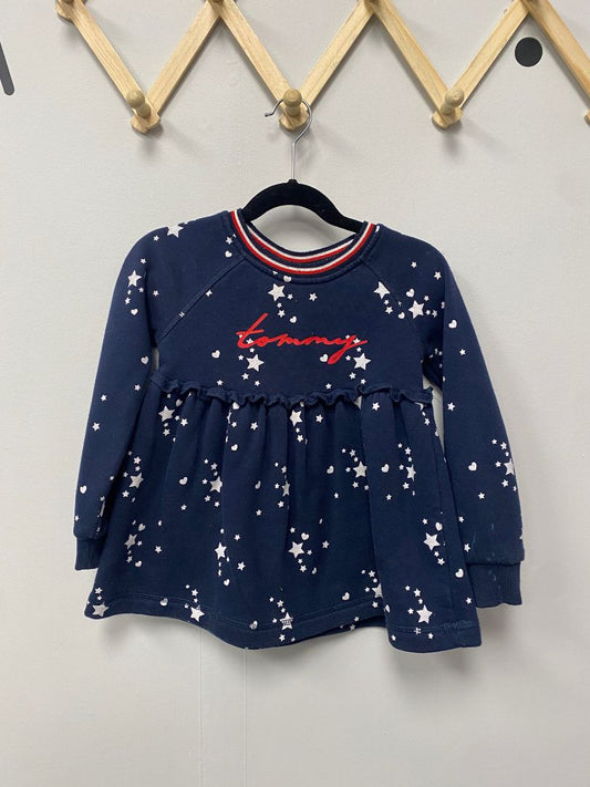 Blue Tommy Hilfiger Stars Sweater Dress, 5