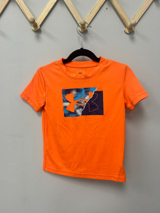 Orange Under Armour Tshirt, 4T