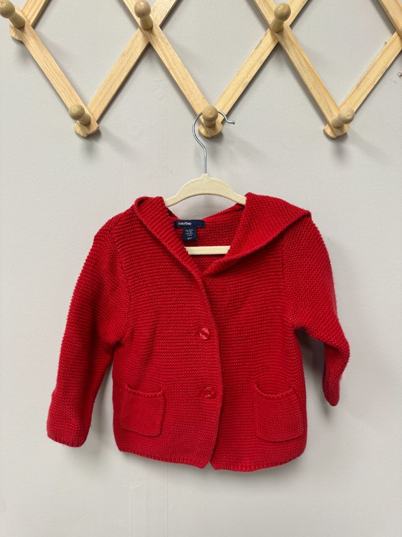 Red Baby Gap Sweater, 6-12M