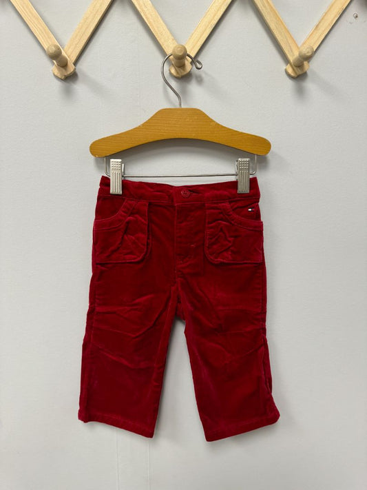 Red Tommy Hilfiger Pants, 6-12M