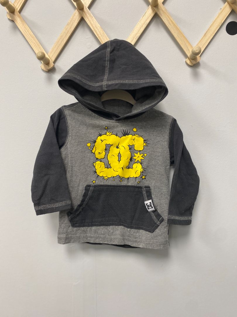 Grey DC Longsleeve Shirt, 12M