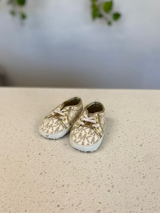 BNIB White + Gold Michael Kors Shoes, C2