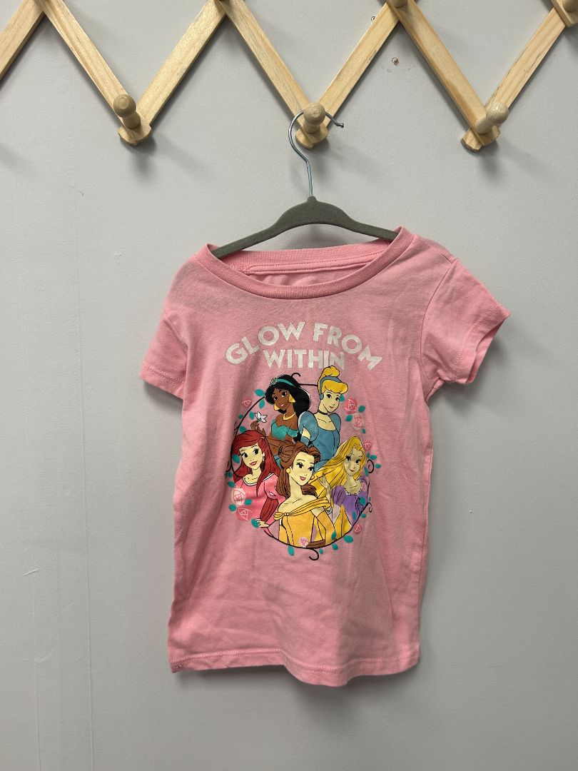 Pink Princess Disney Tshirt, 4-5T