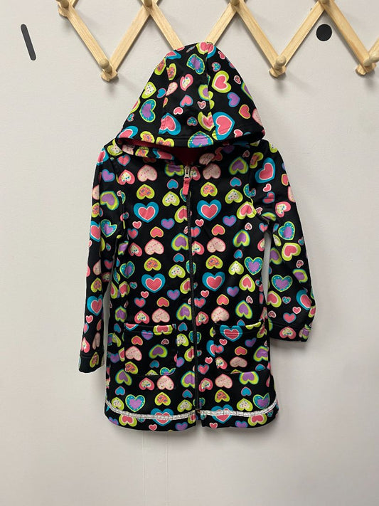 Black Lullah Bette Coat, 6-7Y
