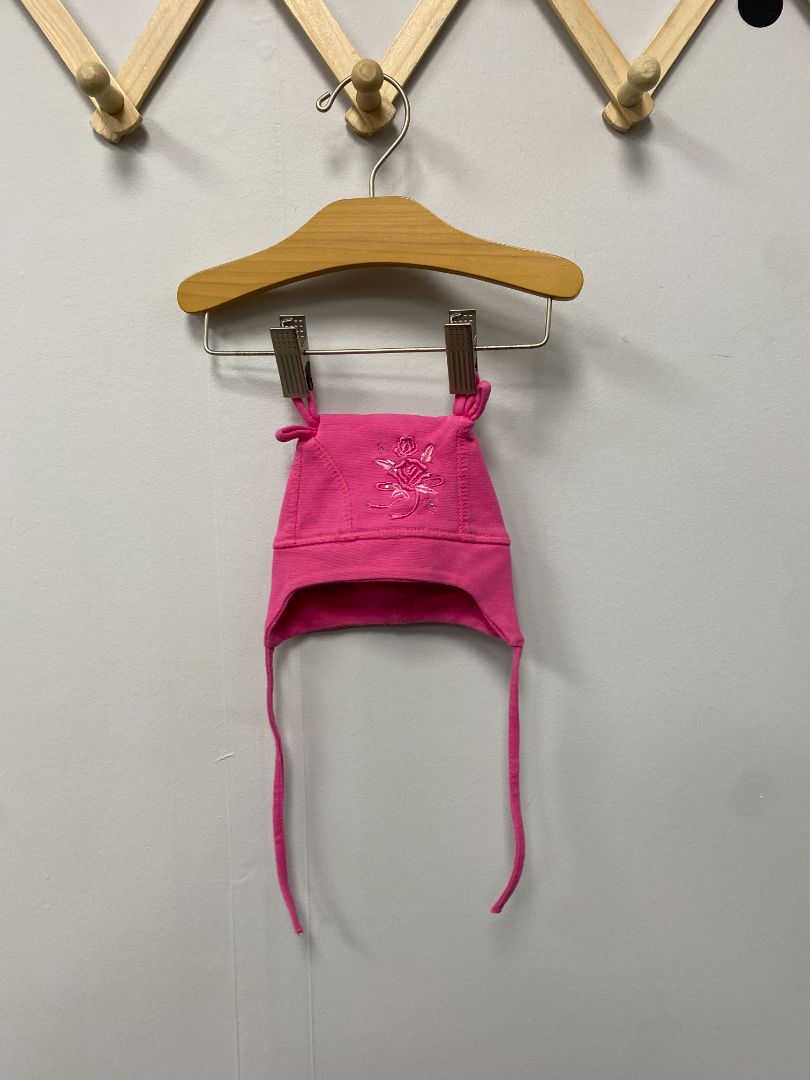 Pink HH Hat, 0-3M