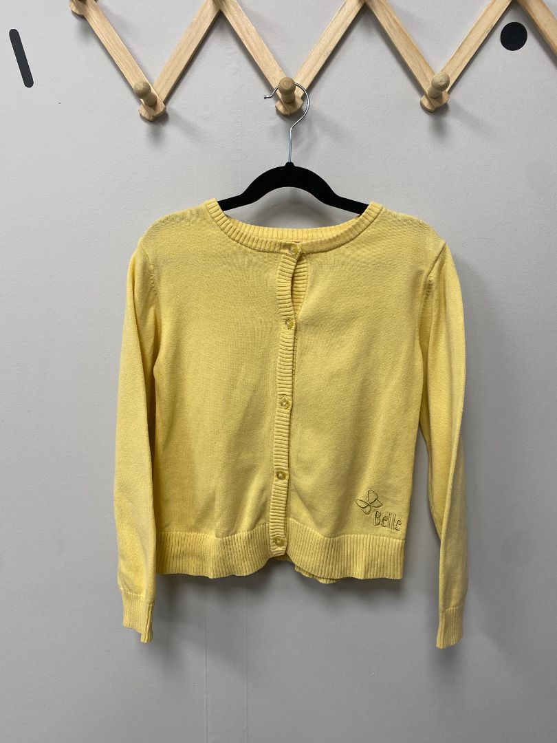 Yellow Disney Belle Cardigan, 7Y