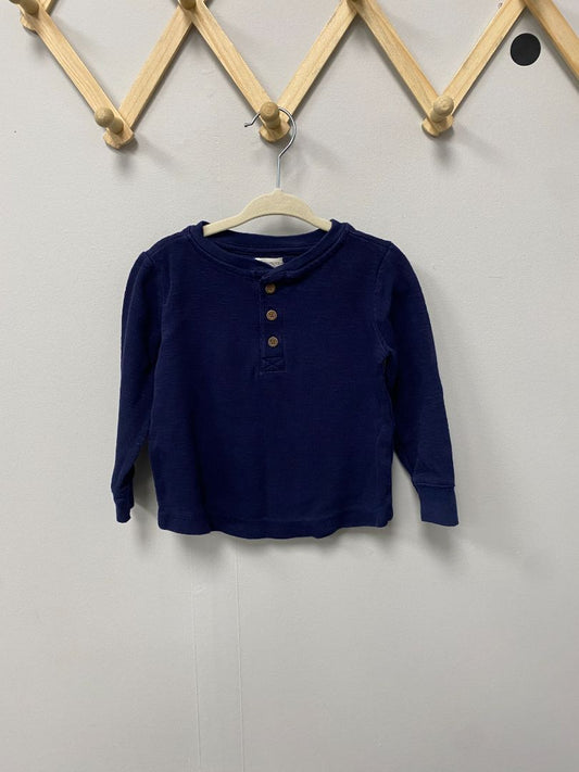 Navy Gymboree Longsleeve Shirt, 18-24M
